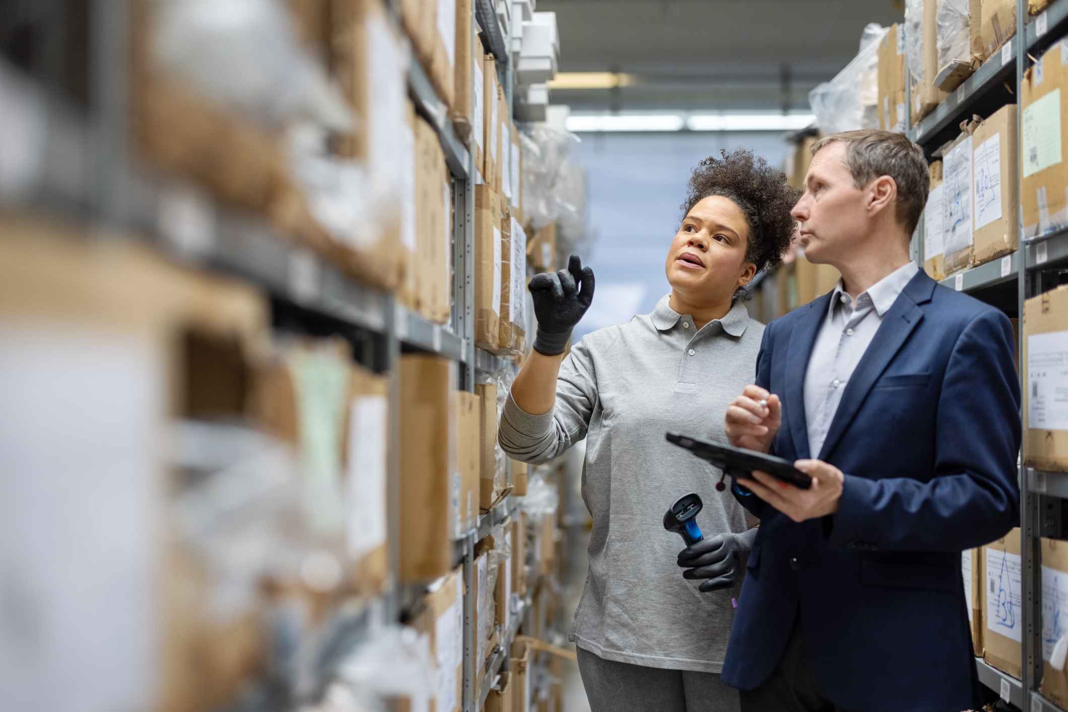 Our team sourcing inventory